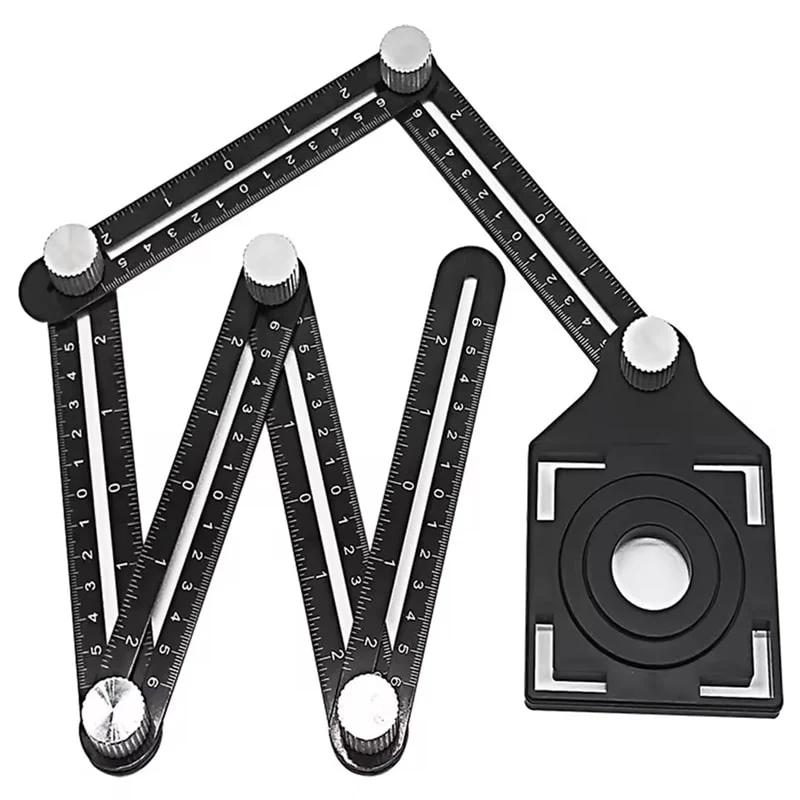 6 მხრიანი კუთხის მულტი საზომი სახაზავი OEM JK6902 - Image 4