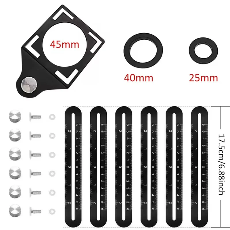 6 მხრიანი კუთხის მულტი საზომი სახაზავი OEM JK6902 - Image 8