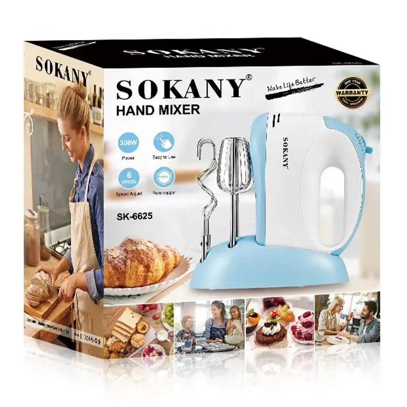 6 სიჩქარიანი მიქსერი სადგამით Sokany SK-6625 - Image 6