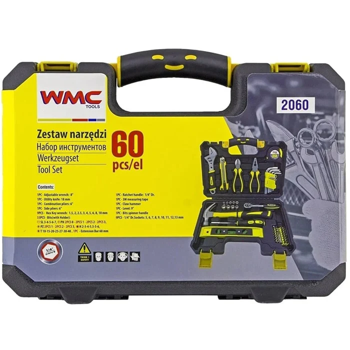 60 ნაჭრიანი ხელსაწყოების ნაკრები WMC TOOLS 2060 - Image 6