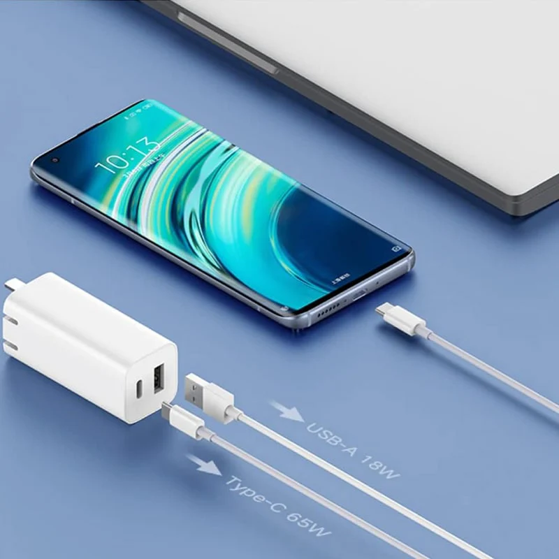 ადაპტერი Xiaomi 65W GaN Charger Type-A/Type-C - Image 5