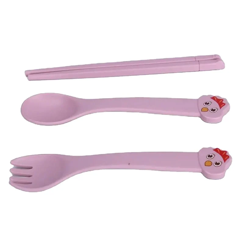 ბავშვის საუზმის 7 ცალიანი კომპლექტი Chicken Children Tableware - Image 5