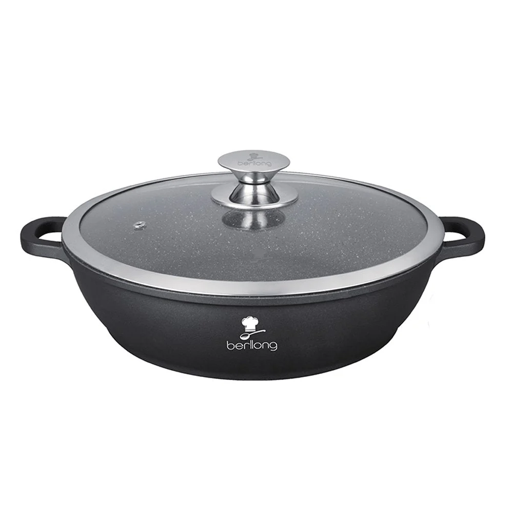 ბიო გრანიტის ქვაბების ნაკრები BERLLONG Classic Line 5PCS - Image 2