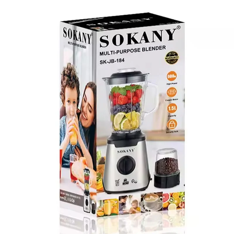 ბლენდერი საფქვავით 600W Sokany SK-JB-184 - Image 4