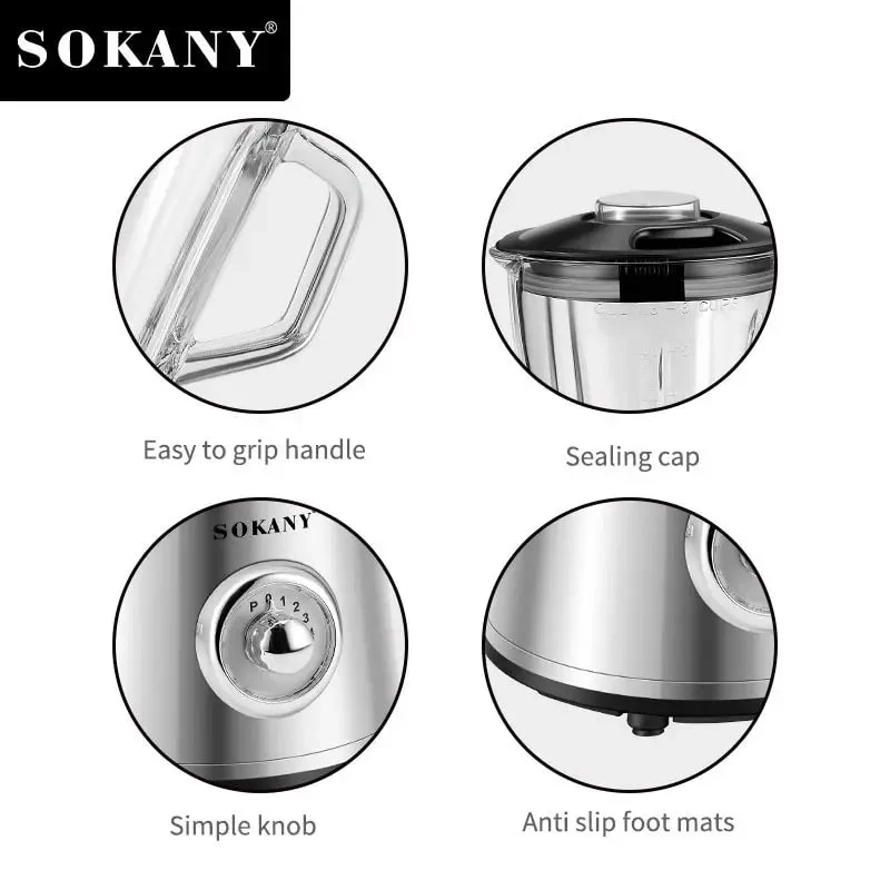 ბლენდერი საფქვავით 800W Sokany SK-186 - Image 5