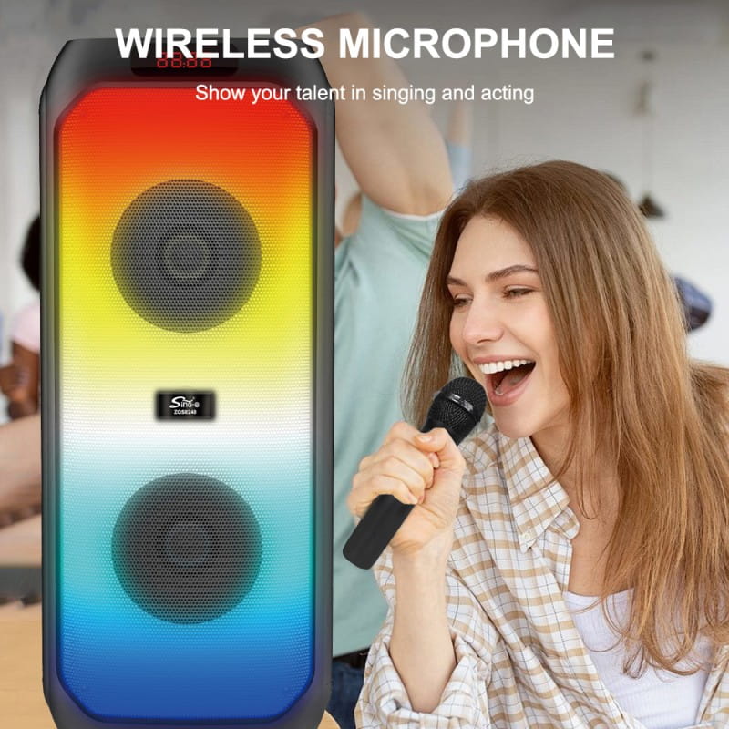 Bluetooth დინამიკი მიკროფონით და დისტანციური მართვით OEM ZQS8240 - Image 3