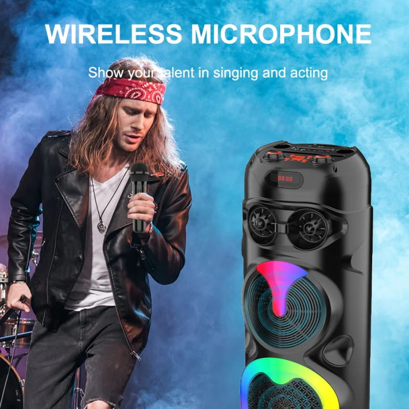 Bluetooth დინამიკი მიკროფონით და დისტანციური მართვით OEM ZQS8309 - Image 4