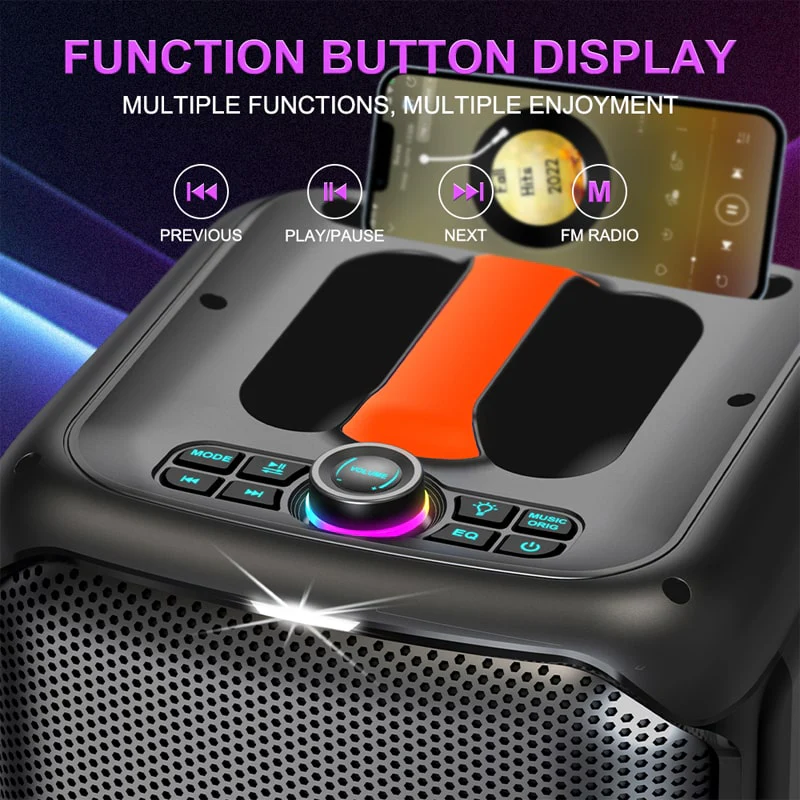 Bluetooth დინამიკი მიკროფონით OEM ZQS8180 - Image 5