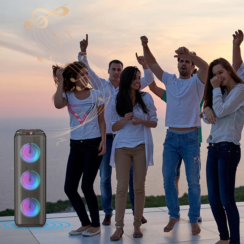 Bluetooth დინამიკი მიკროფონით და პულტით OEM ZQS8303 - Image 2