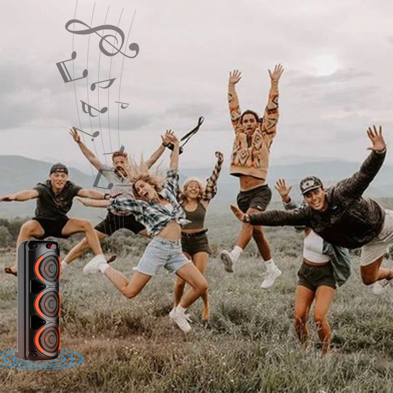 Bluetooth დინამიკი მიკროფონით და პულტით OEM ZQS8305 - Image 3