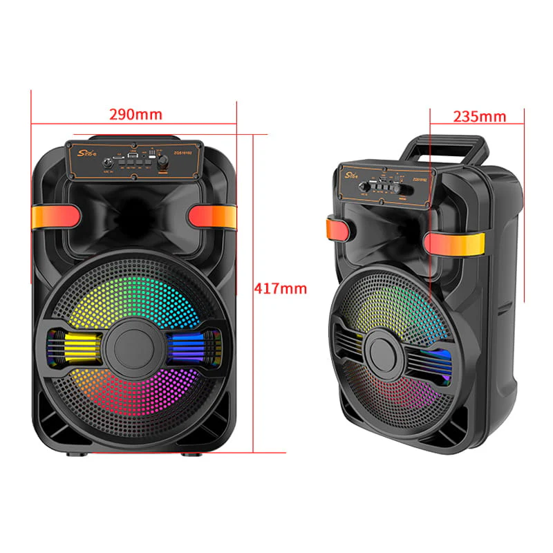 Bluetooth დინამიკი 2 მიკროფონით და დისტანციური მართვით OEM ZQS10102 - Image 5