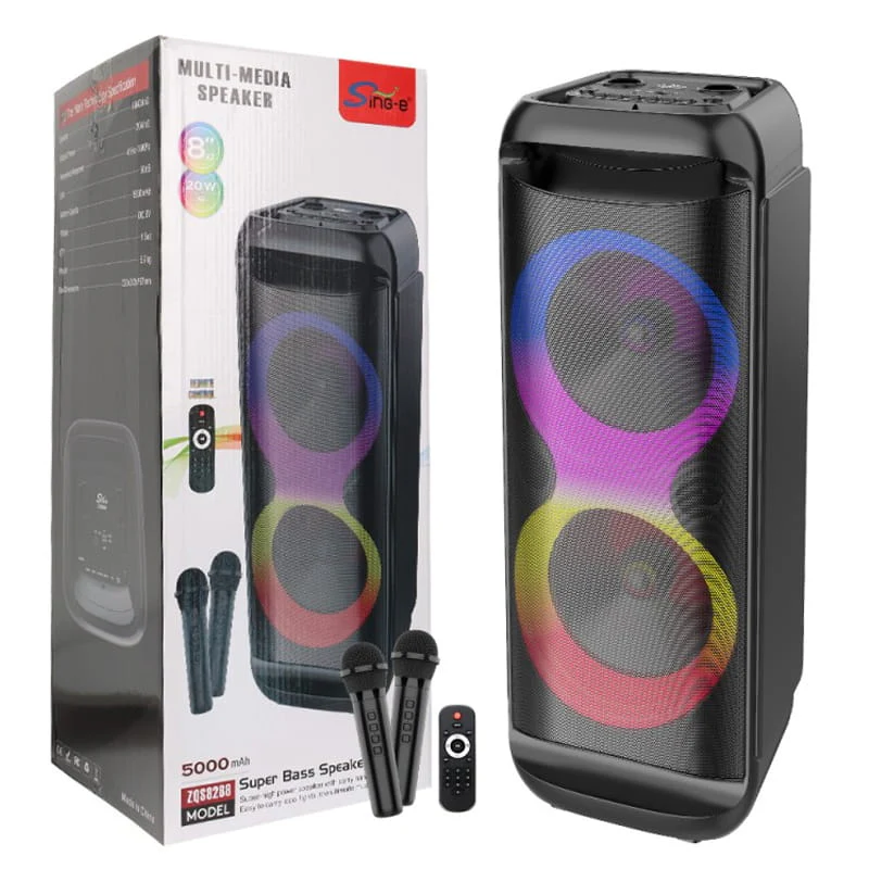 Bluetooth დინამიკი 2 მიკროფონით და დისტანციური მართვით OEM ZQS8288