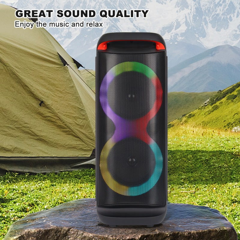 Bluetooth დინამიკი 2 მიკროფონით და დისტანციური მართვით OEM ZQS8288 - Image 3