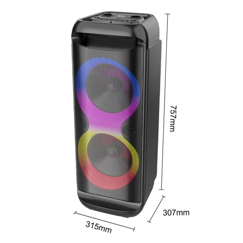 Bluetooth დინამიკი 2 მიკროფონით და დისტანციური მართვით OEM ZQS8288 - Image 6