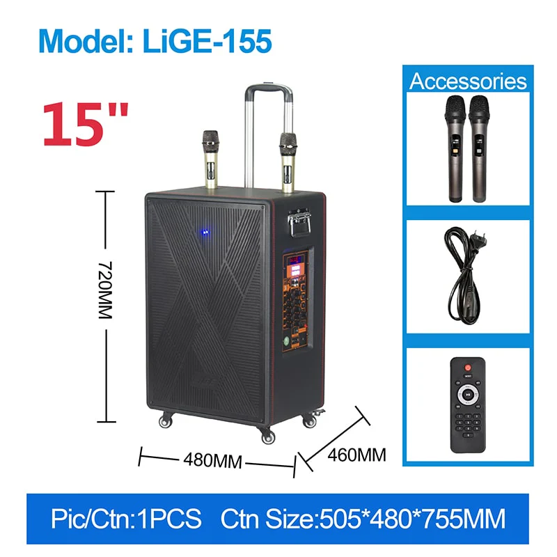 Bluetooth დინამიკი AILIANG LiGE-155 - Image 4