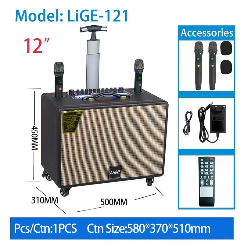 Bluetooth დინამიკი OEM LiGE-121 - Image 3