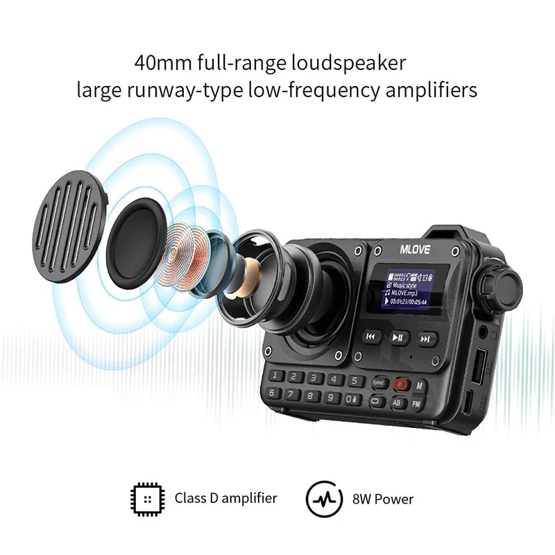 Bluetooth დინამიკი Xiaomi MLOVE BV800 - Image 4