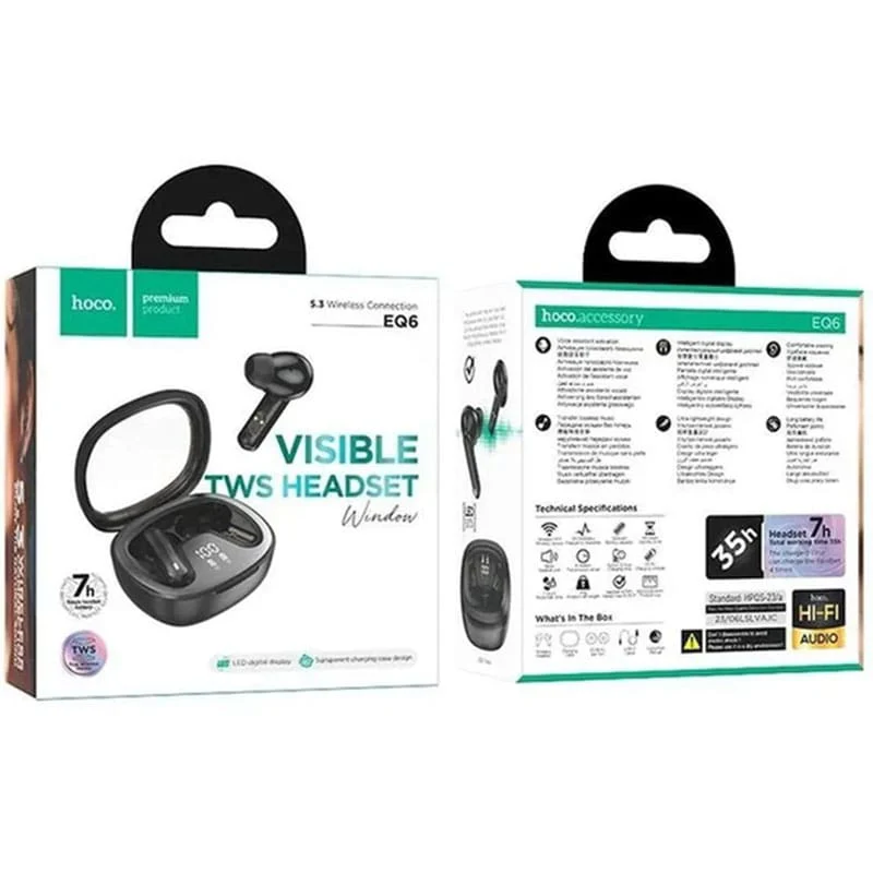 Bluetooth ყურსასმენი Hoco EQ6 - Image 4