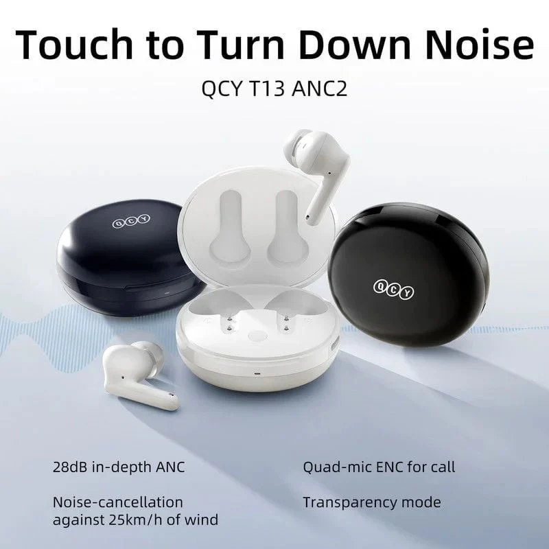 Bluetooth ყურსასმენი QCY T13 ANC2 - Image 4