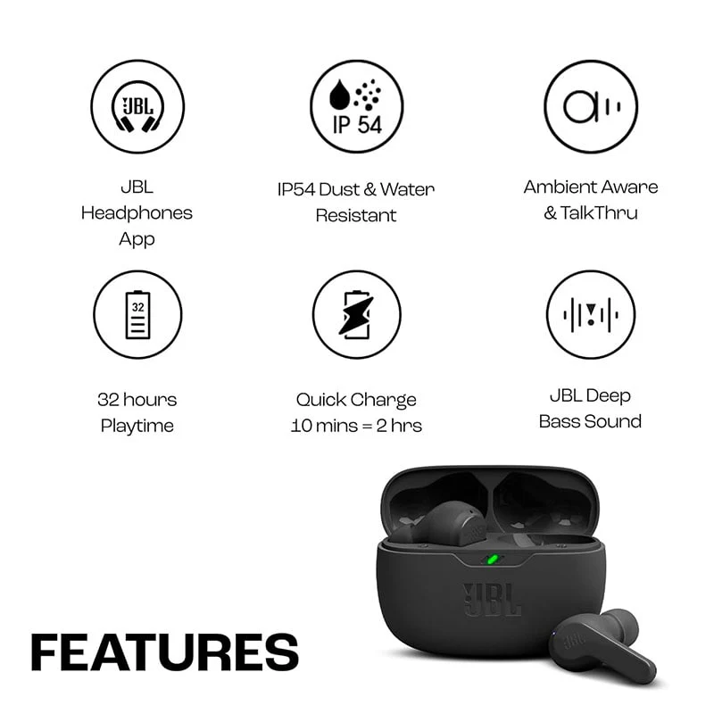 Bluetooth ყურსასმენი JBL Wave Beam - Image 6