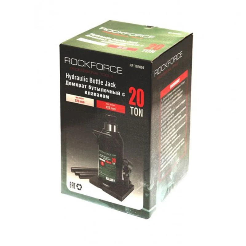 ბოთლისებრი ამწე (დომკრატი) 20ტ Rock FORCE RF-T92004 Euro - Image 2