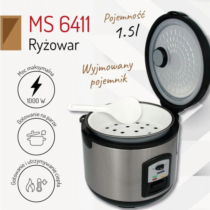 ბრინჯის სახარში MESKO MS6411 - Image 4