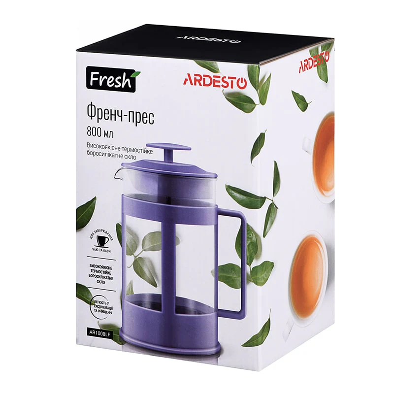 ჩაის დასაყენებელი French Press Ardesto AR1008LF - Image 3