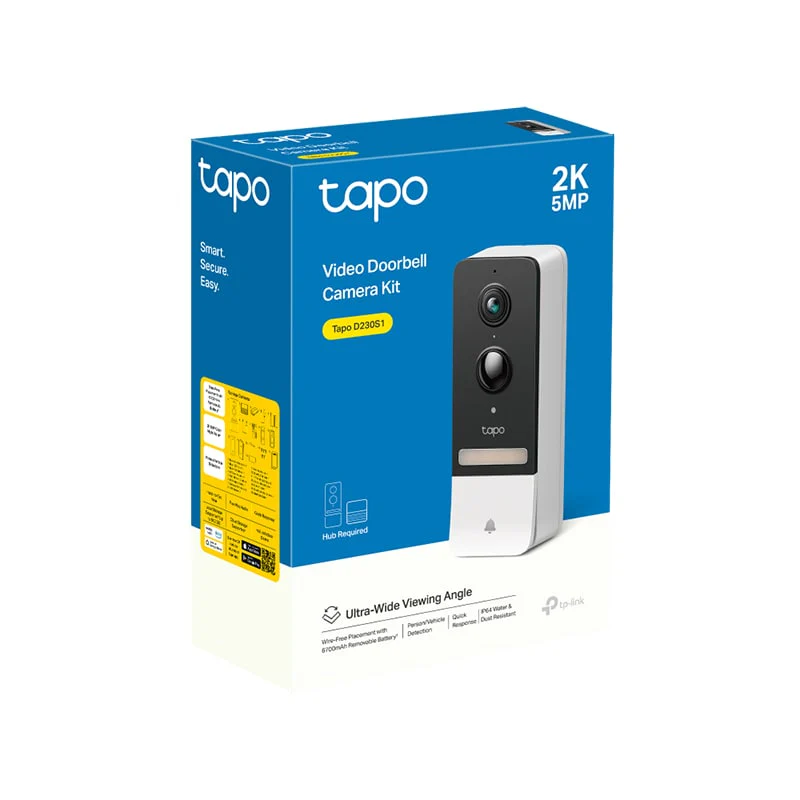 ჭკვიანი ვიდეო ზარის კომპლექტი Tp-Link Tapo D230S1 - Image 9