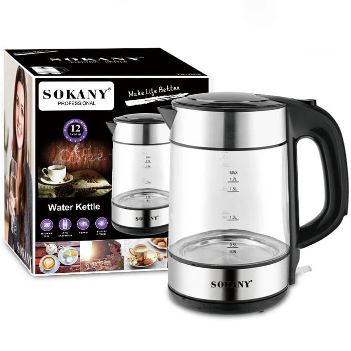 ელექტრო ჩაიდანი SOKANY FK-1509 - Image 2