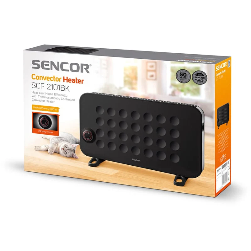 ელექტრო გამათბობელი 30-40მ² Sencor SCF 2101BK - Image 12