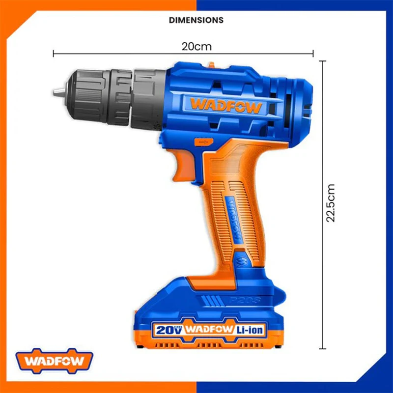 ელექტრო ხრახნდამჭერი 20V WADFOW WCDP512 - Image 3