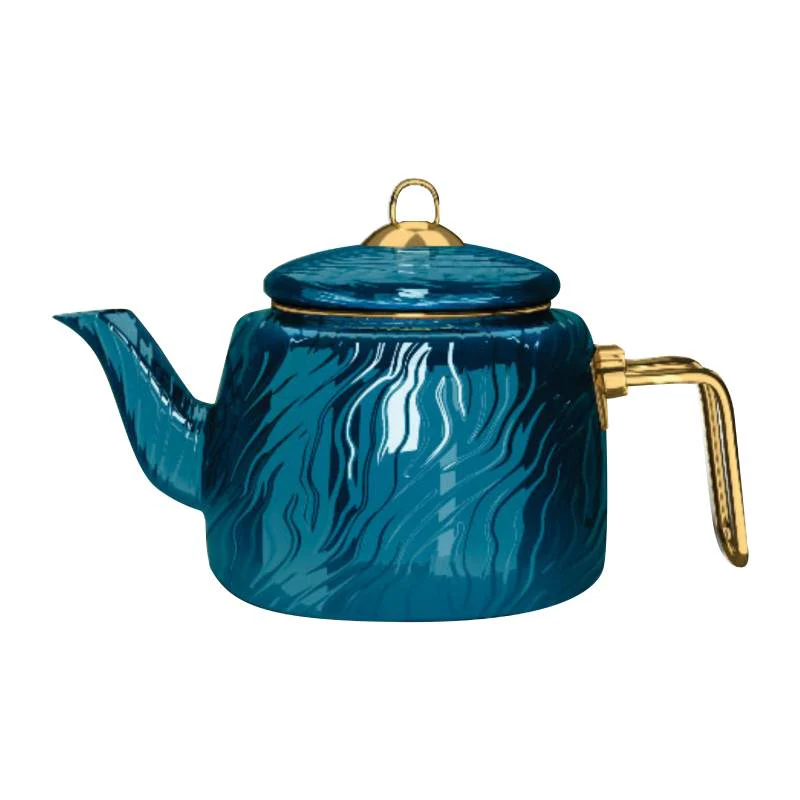 ემალის ჭურჭლის 6 ცალიანი ნაკრები Berllong Bondi Blue (0089; 0093; 0095; 0096) - Image 4