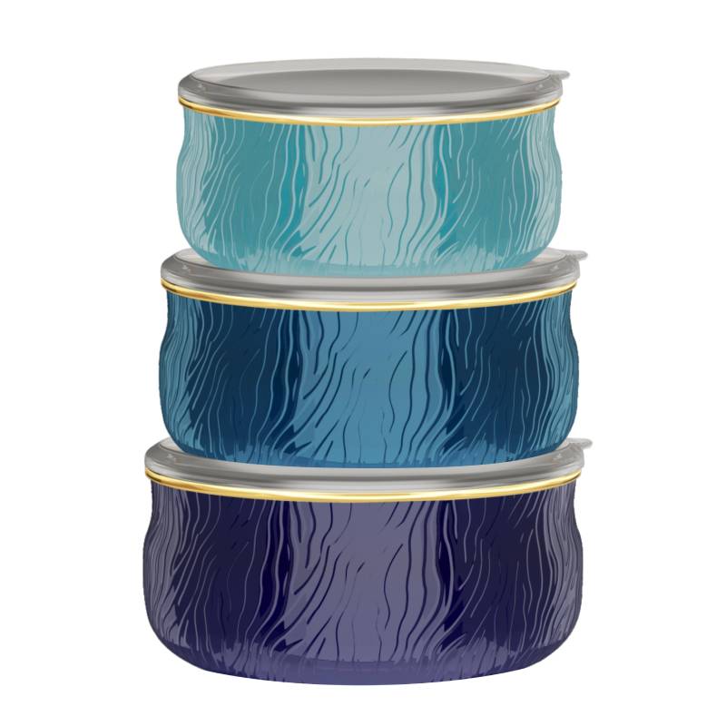 ემალის ჭურჭლის 6 ცალიანი ნაკრები Berllong Bondi Blue (0089; 0093; 0095; 0096) - Image 5