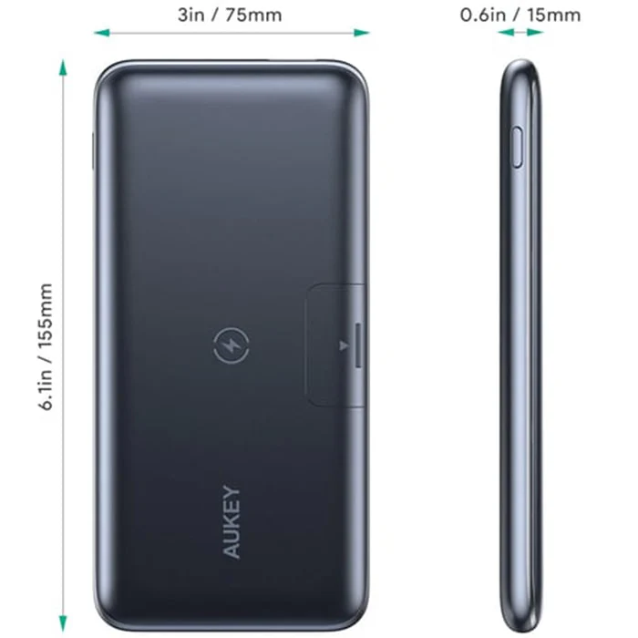 ფოვერბანკი 10000mAh Aukey PB-WL02 - Image 3