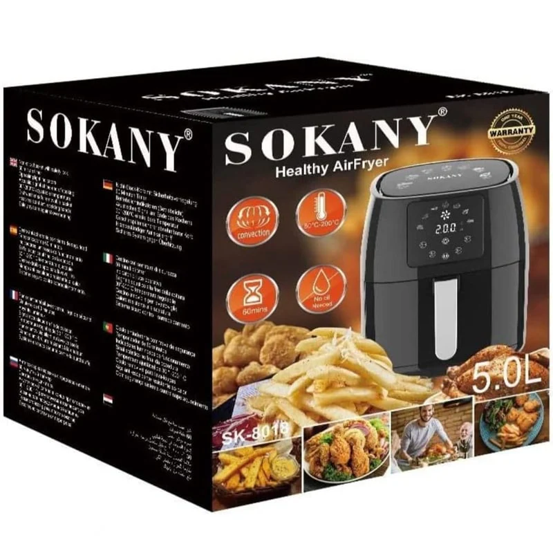 ფრის და ქათმის მოსამზადებელი აპარატი 5ლ Sokany SK-8018 - Image 5