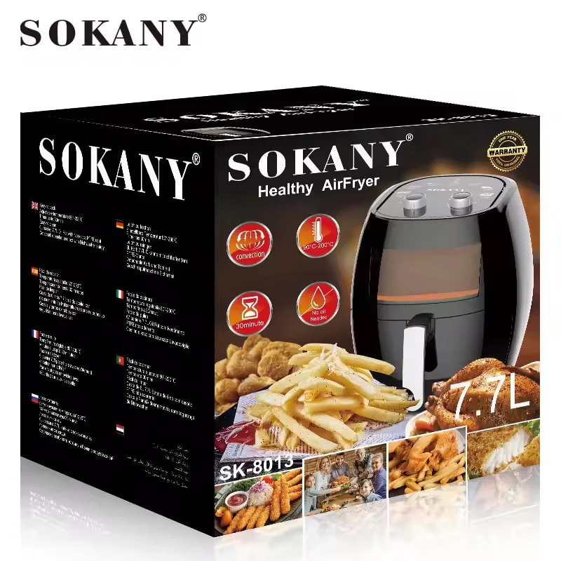 ფრის და ქათმის მოსამზადებელი აპარატი 7.7ლ Sokany SK-8013 - Image 7