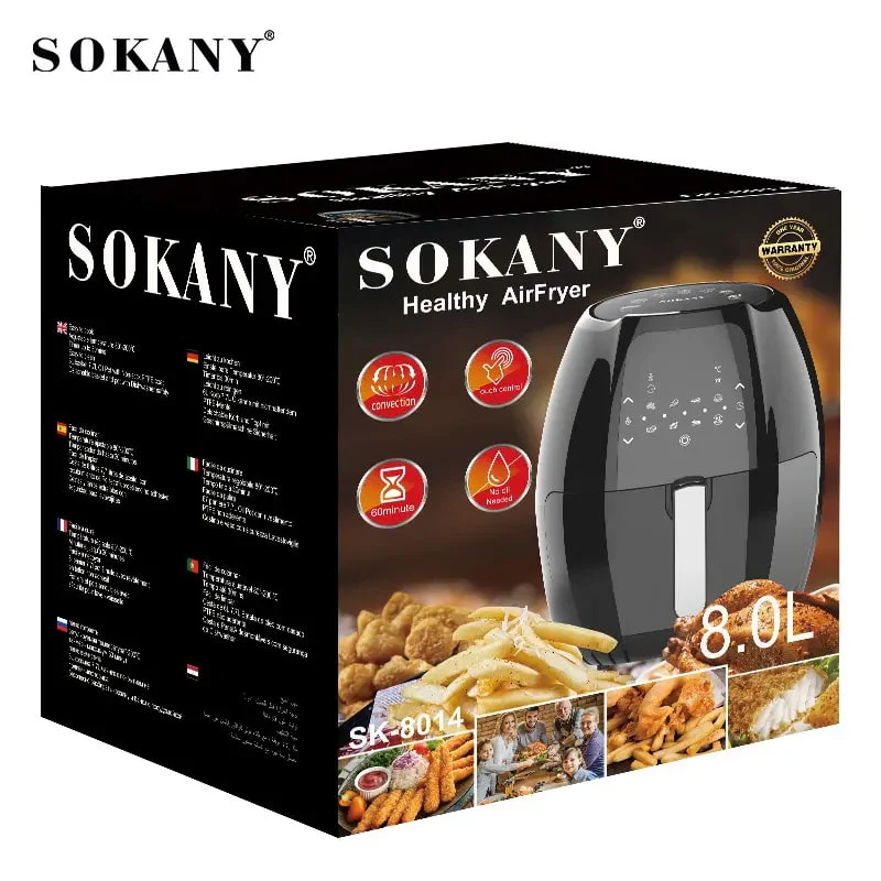 ფრის და ქათმის მოსამზადებელი აპარატი 8ლ Sokany SK-8014 - Image 7