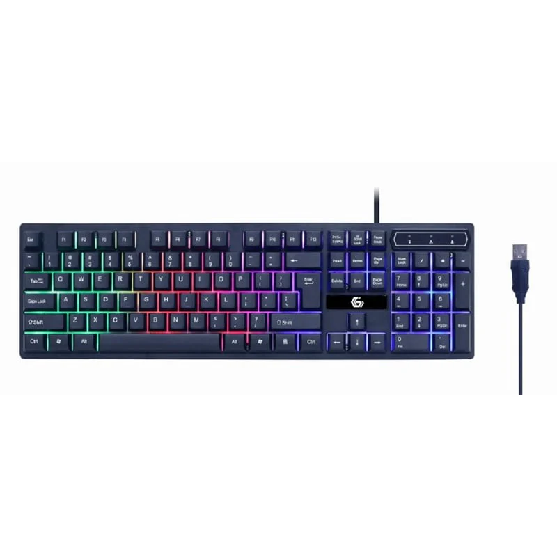 გეიმინგ კომპლექტი GEMBIRD 4-in-1 backlight gaming kit "Ghost" - Image 3