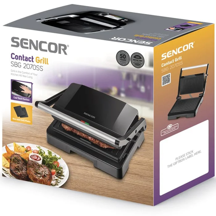 გრილი SENCOR SBG 2070SS - Image 12