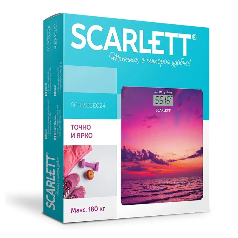იატაკის სასწორი SCARLETT SC-BS33E024 - Image 2