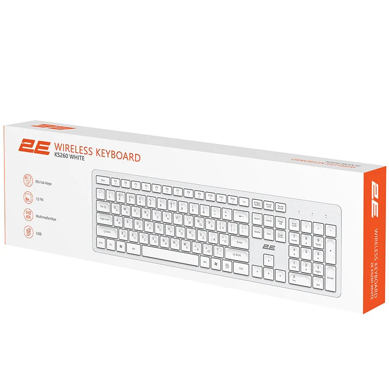 კლავიატურა 2E-KS260WWH_UA - Image 9