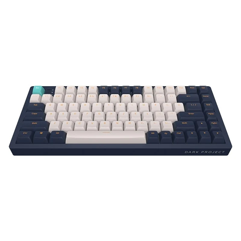 კლავიატურა Dark Project KD83A Ivory Navy Blue RGB ANSI Layout EN - Image 2