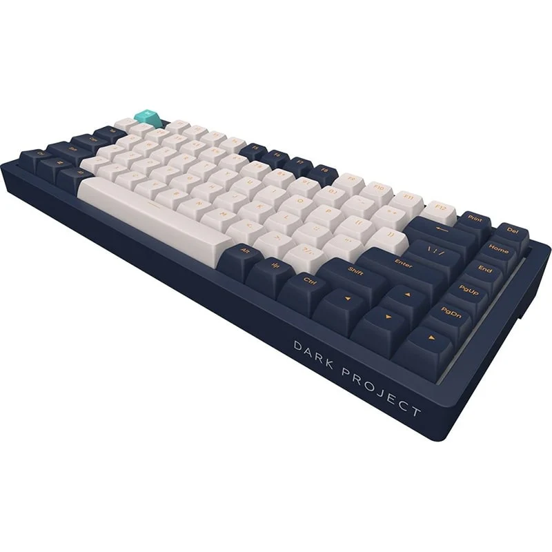 კლავიატურა Dark Project KD83A Ivory Navy Blue RGB ANSI Layout EN - Image 3