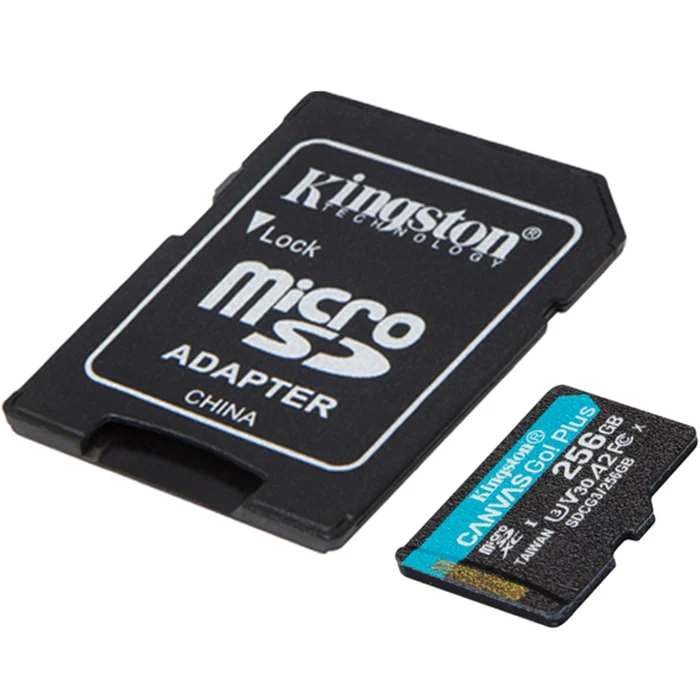 მეხსიერების ბარათი Kingston 256GB microSD Canvas Go Plus (SDCG3/256GB) - Image 3