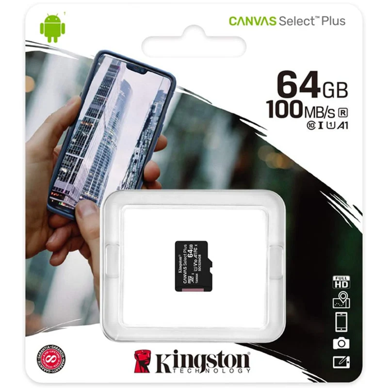 მეხსიერების ბარათი Kingston 64GB SDCS2/64GBSP - Image 2