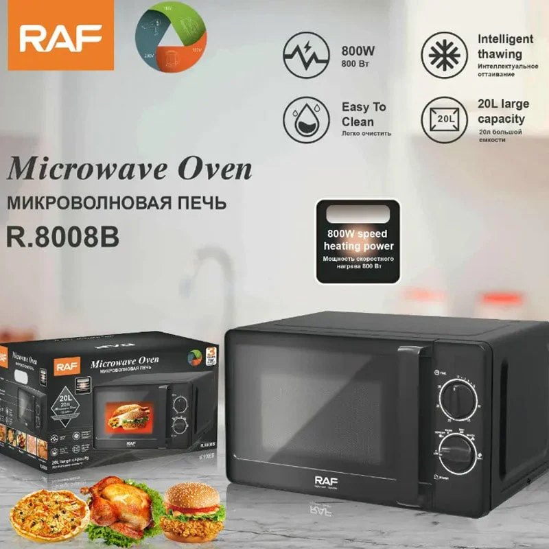 მიკროტალღური ღუმელი 20ლ Raf R.8008