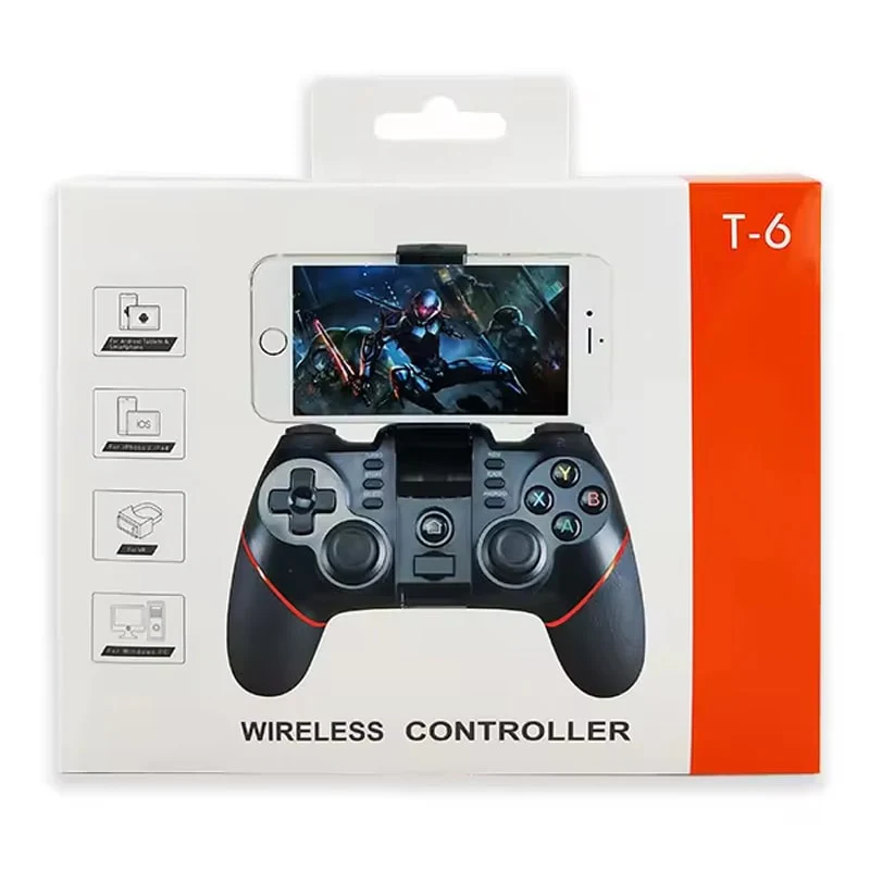 მრავალფუნქციური უკაბელო Bluetooth კონტროლერი OEM T-6 - Image 6