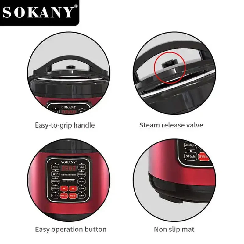 მულტისახარში ქვაბი Sokany SK-2402 - Image 3