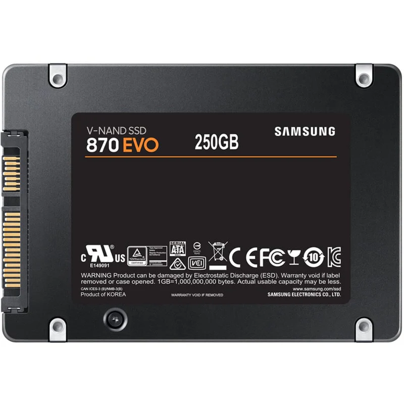მყარი დისკი 250GB Samsung 870 EVO MZ-77E250B/EU - Image 2