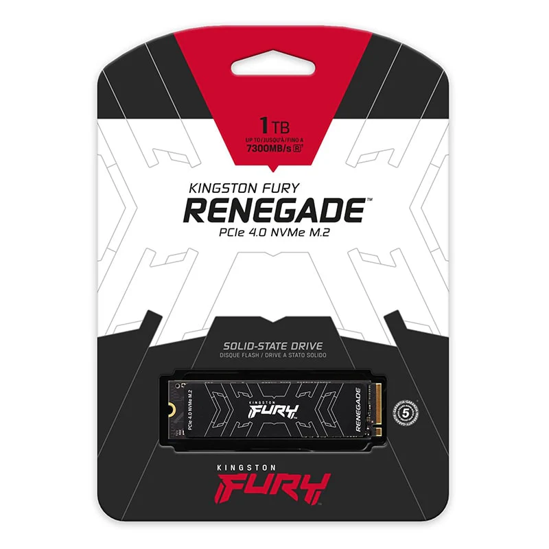 მყარი დისკი Kingston FURY Renegade PCIe 4.0 NVMe M.2 SSD 1TB - Image 3